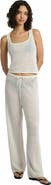 Onia Linen Knit Square Neck Tank