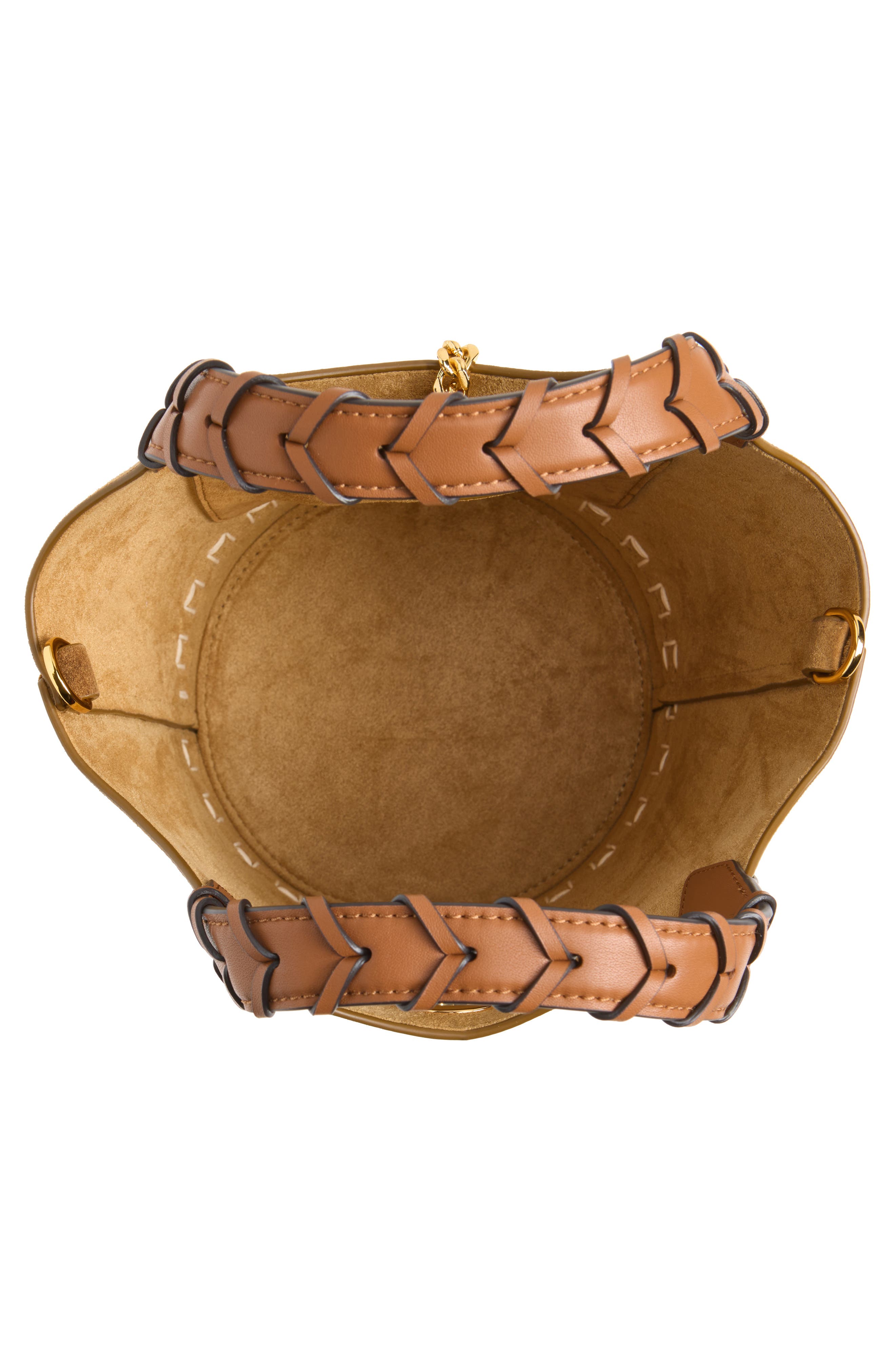 Anchor Colorblock Leather Bucket Bag, Alternate, color, ACORN MULTI