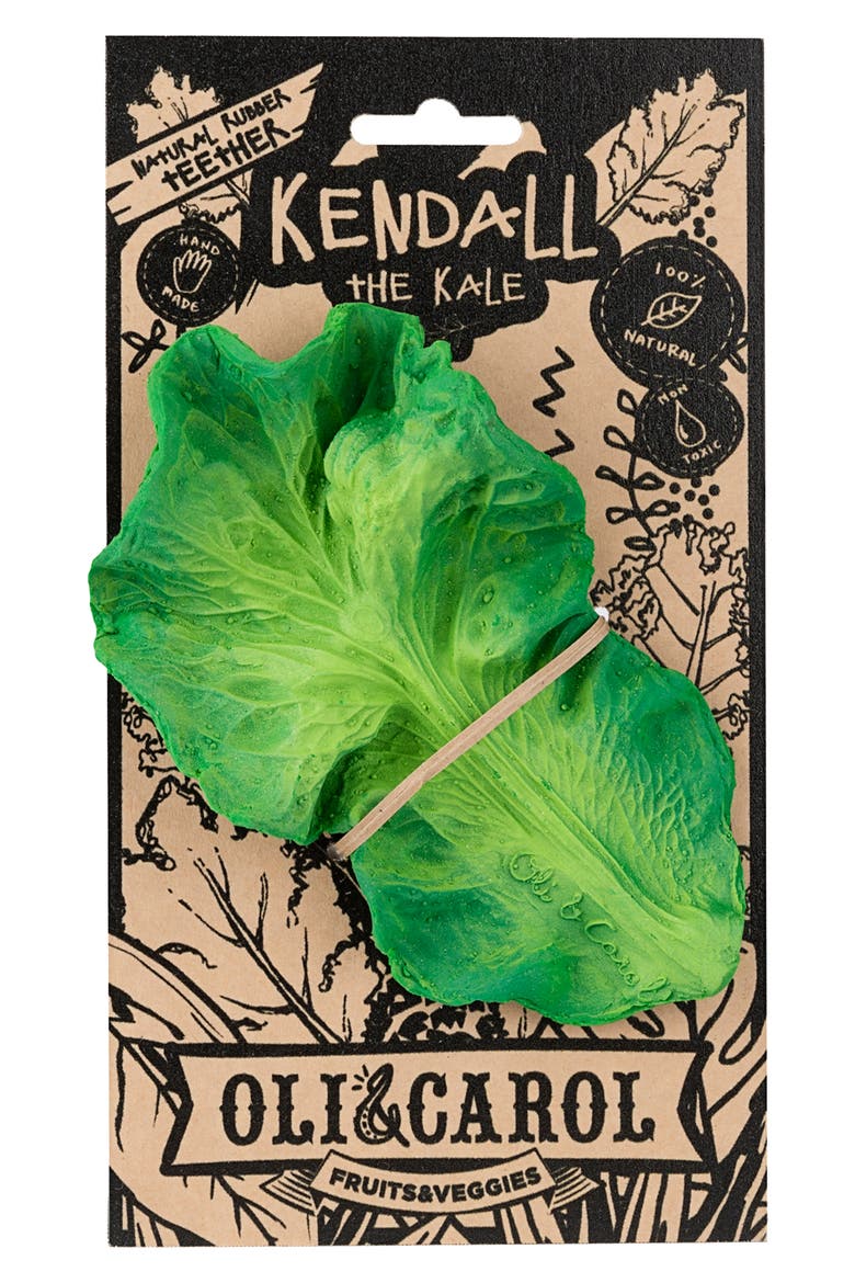 Kendall the Kale Teething Toy, Alternate, color, NO COLOR