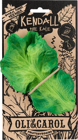 Oli and Carol Kendall the Kale Teething Toy