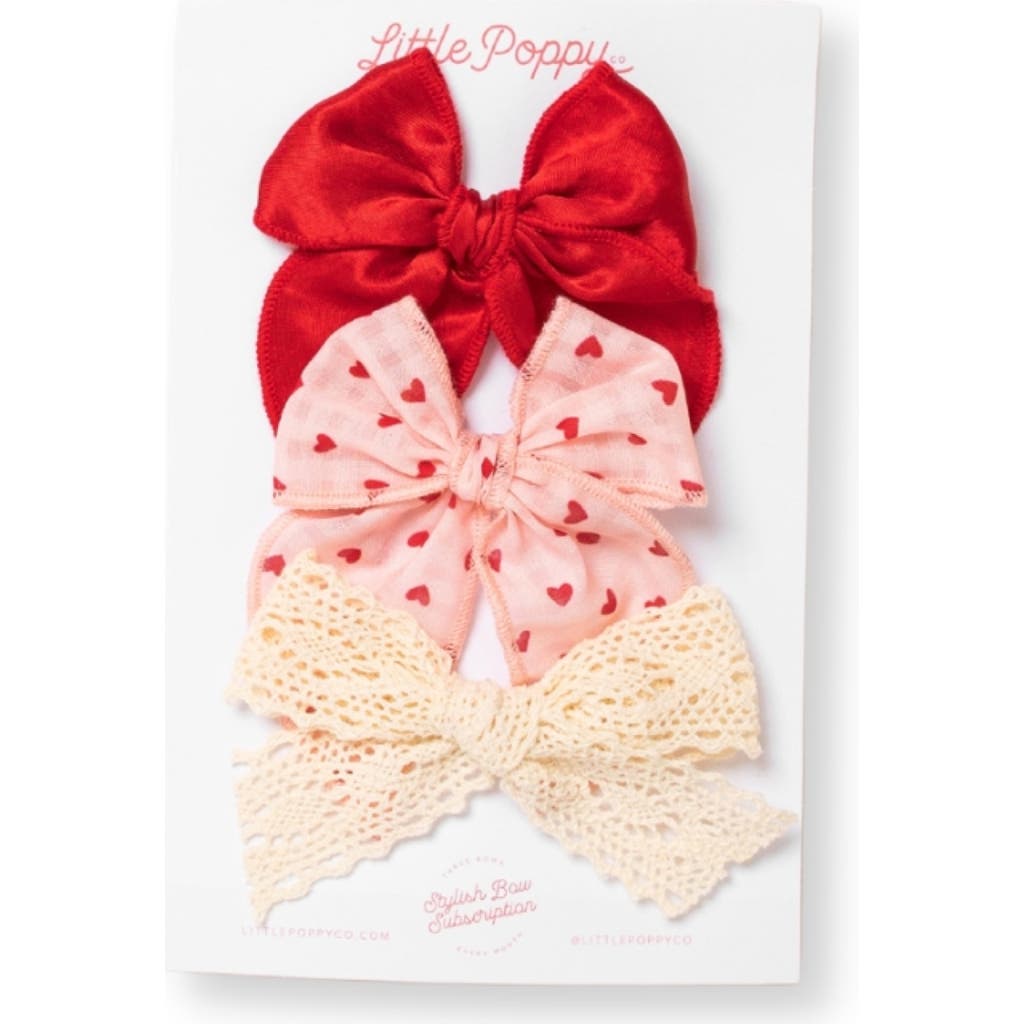 Little Poppy Co The Bow Clip Set In 982