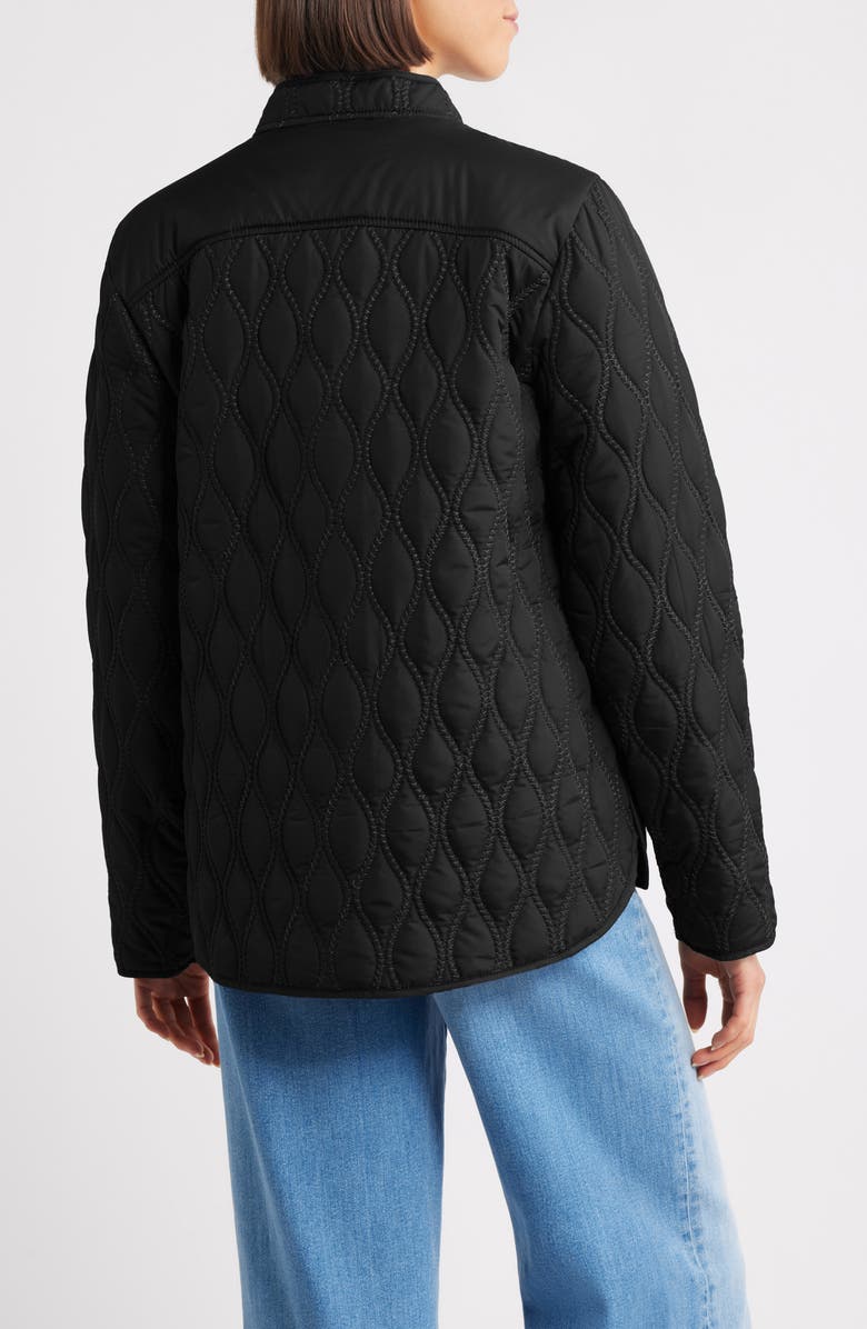 Ilse Jacobsen Aros 06 Quilted Jacket, Alternate, color, Black