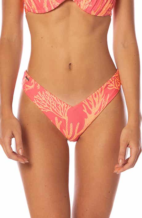 Coral Reef Valerya Reversible Bikini Bottoms