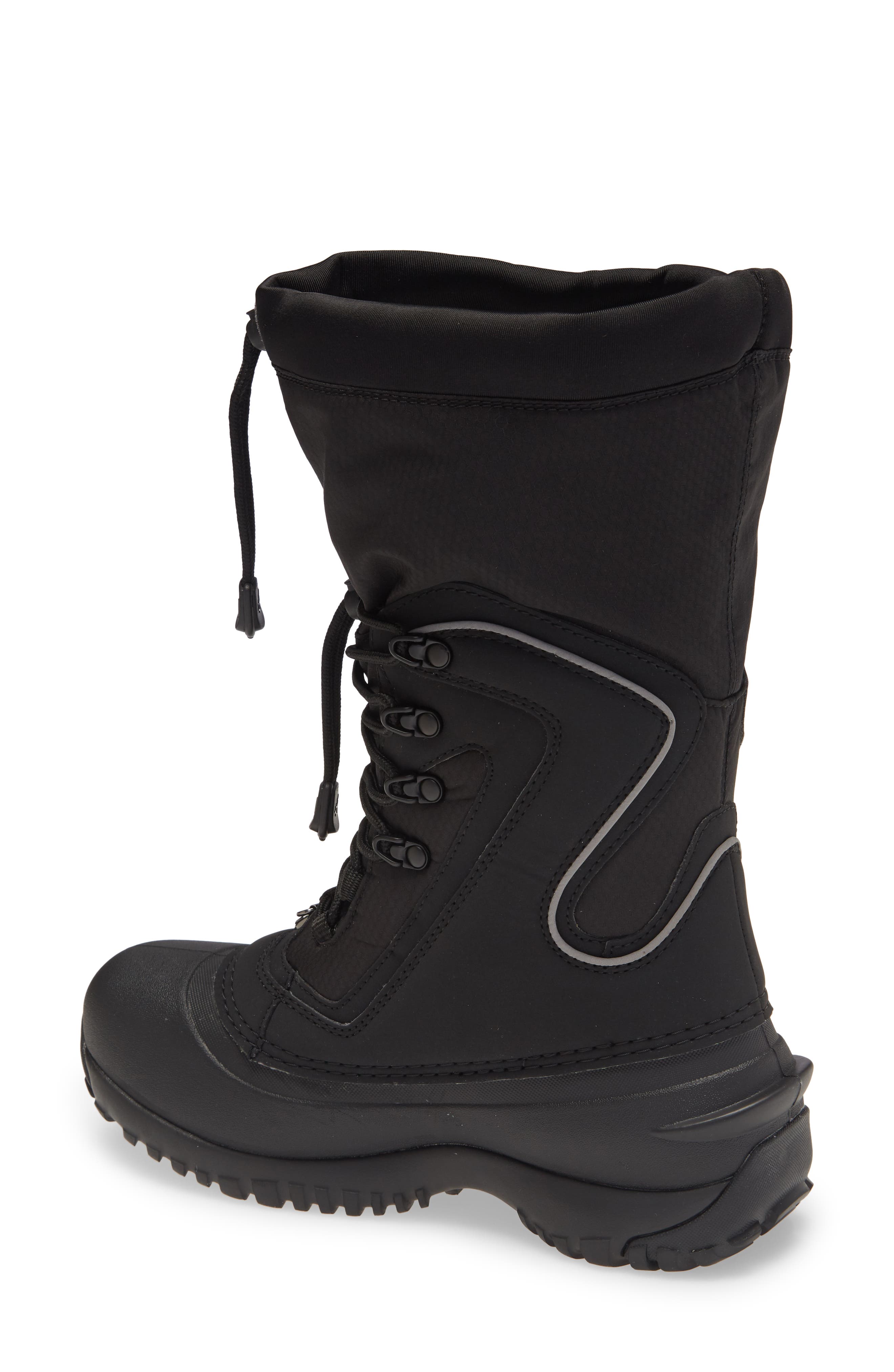 Baffin Flare Waterproof Winter Boot, Alternate, color, Black