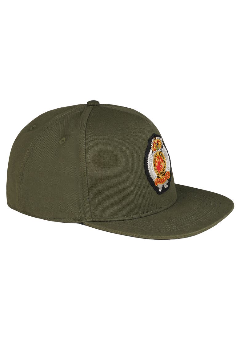 Twill Baseball Cap - Members Only Crest, Alternate, color, Olive