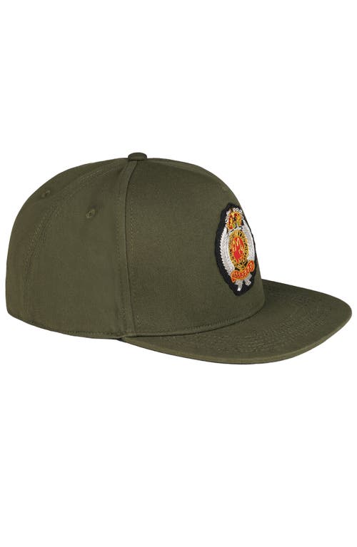 Members Only Twill Baseball Cap In Brown