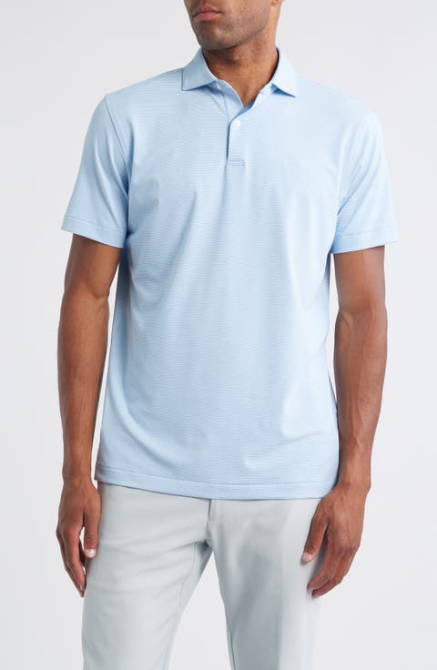 Ambrose Stripe Performance Jersey Polo
