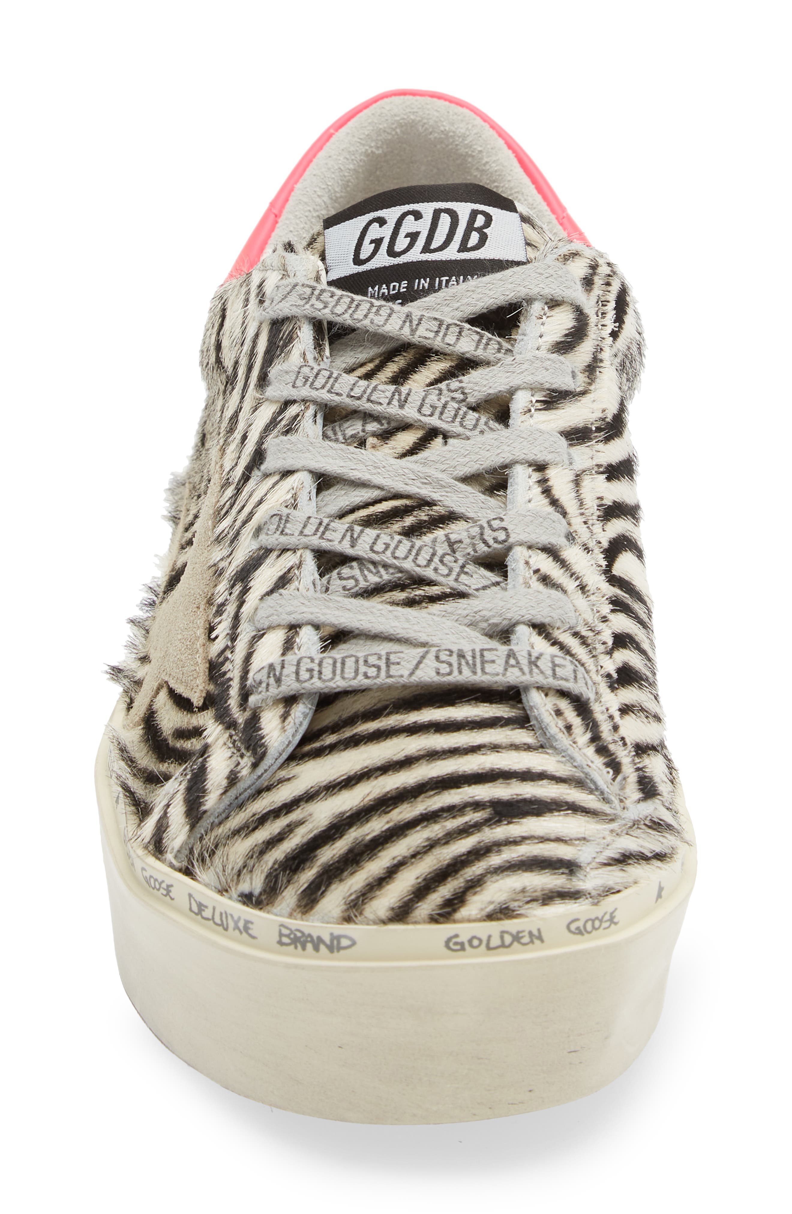 Golden Goose Hi Star Genuine Calf Hair Platform Sneaker, Alternate, color, 