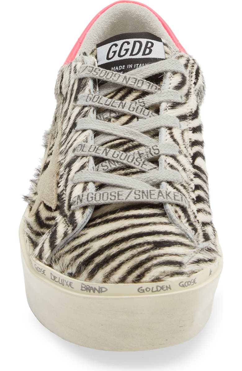 Golden Goose Hi Star Genuine Calf Hair Platform Sneaker, Alternate, color,