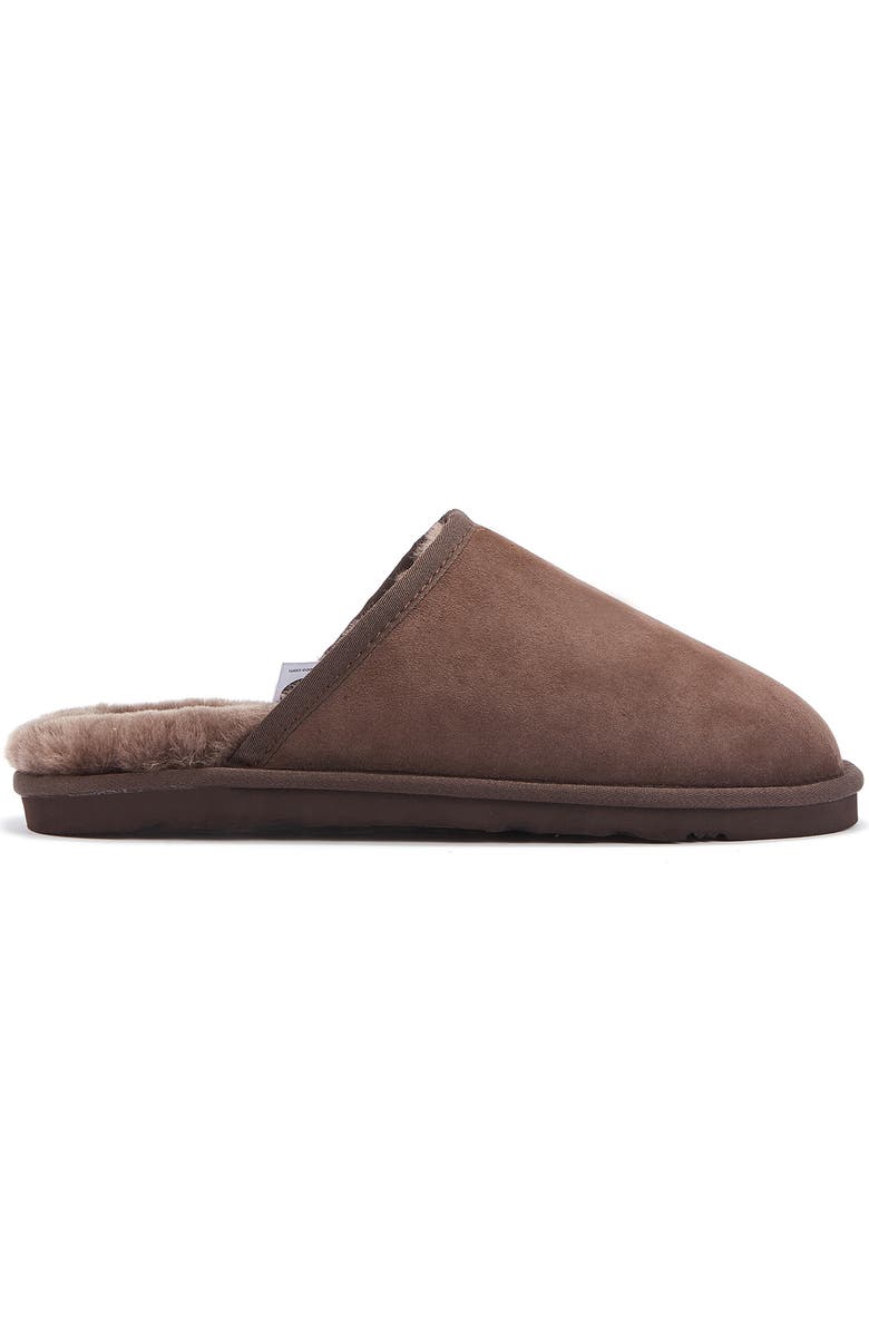 Australia Luxe Collective Mool Genuine Shearling Lined Slipper, Alternate, color, Burnt