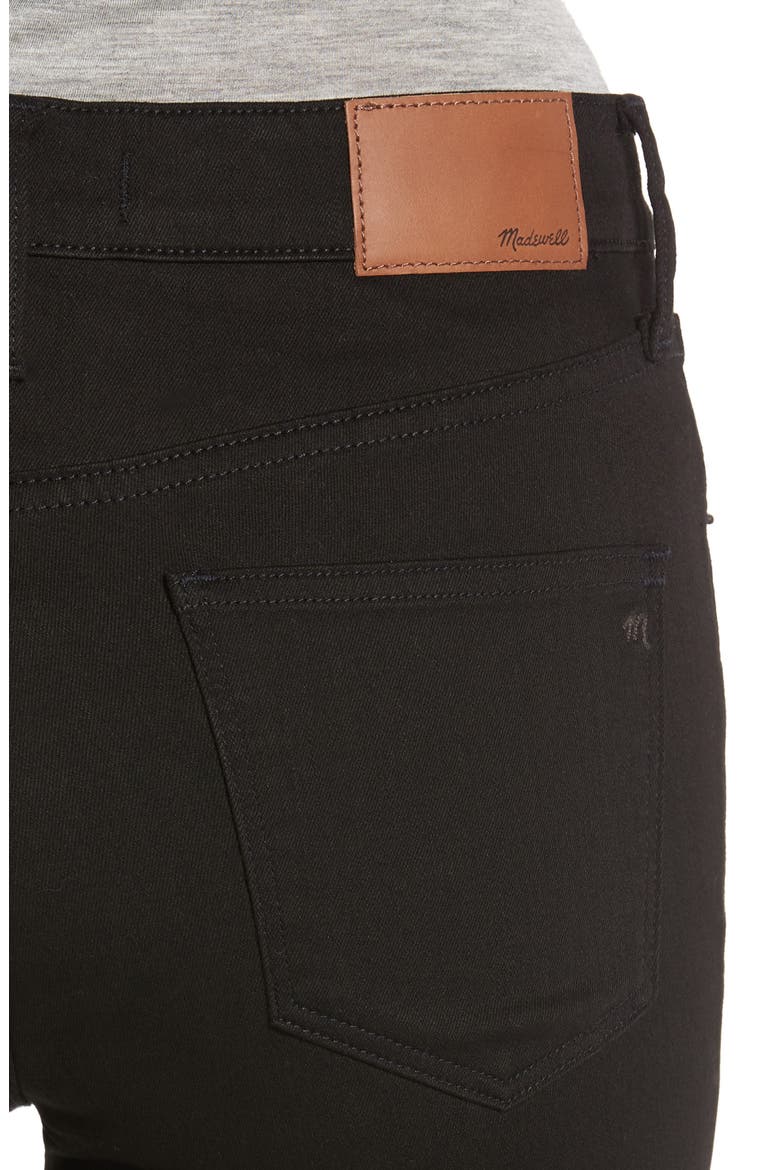 9-Inch High Waist Skinny Jeans, Alternate, color, BLACK FROST