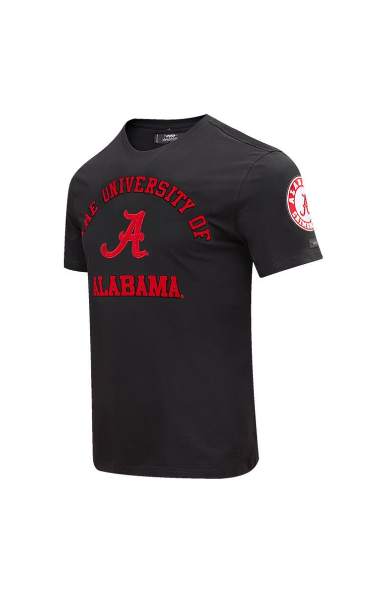 PRO STANDARD Men's Pro Standard Black Alabama Crimson Tide Classic Stacked Logo T-Shirt, Alternate, color,