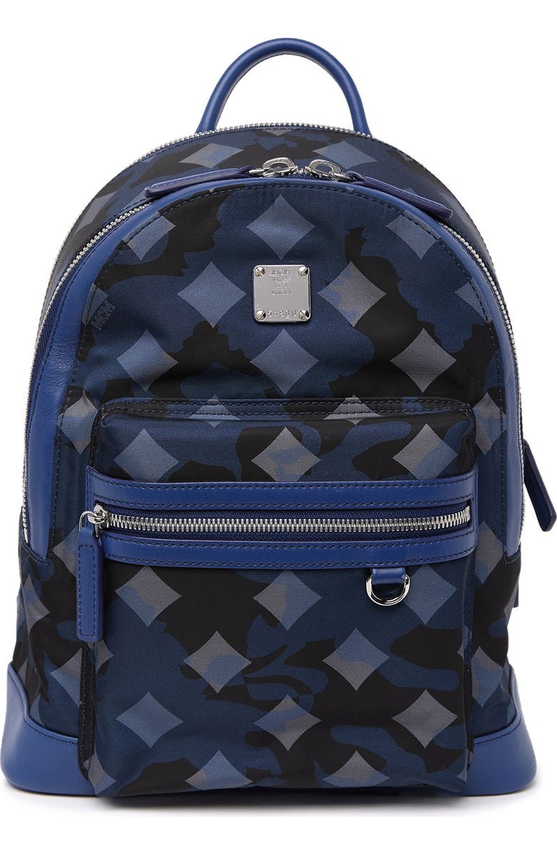 MCM Dieter Munich Lion Camo Backpack, Main, color,