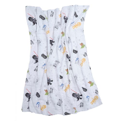Lambs & Ivy Star Wars 2-pack Cotton Muslin Newborn Baby Swaddle Blankets In Multi
