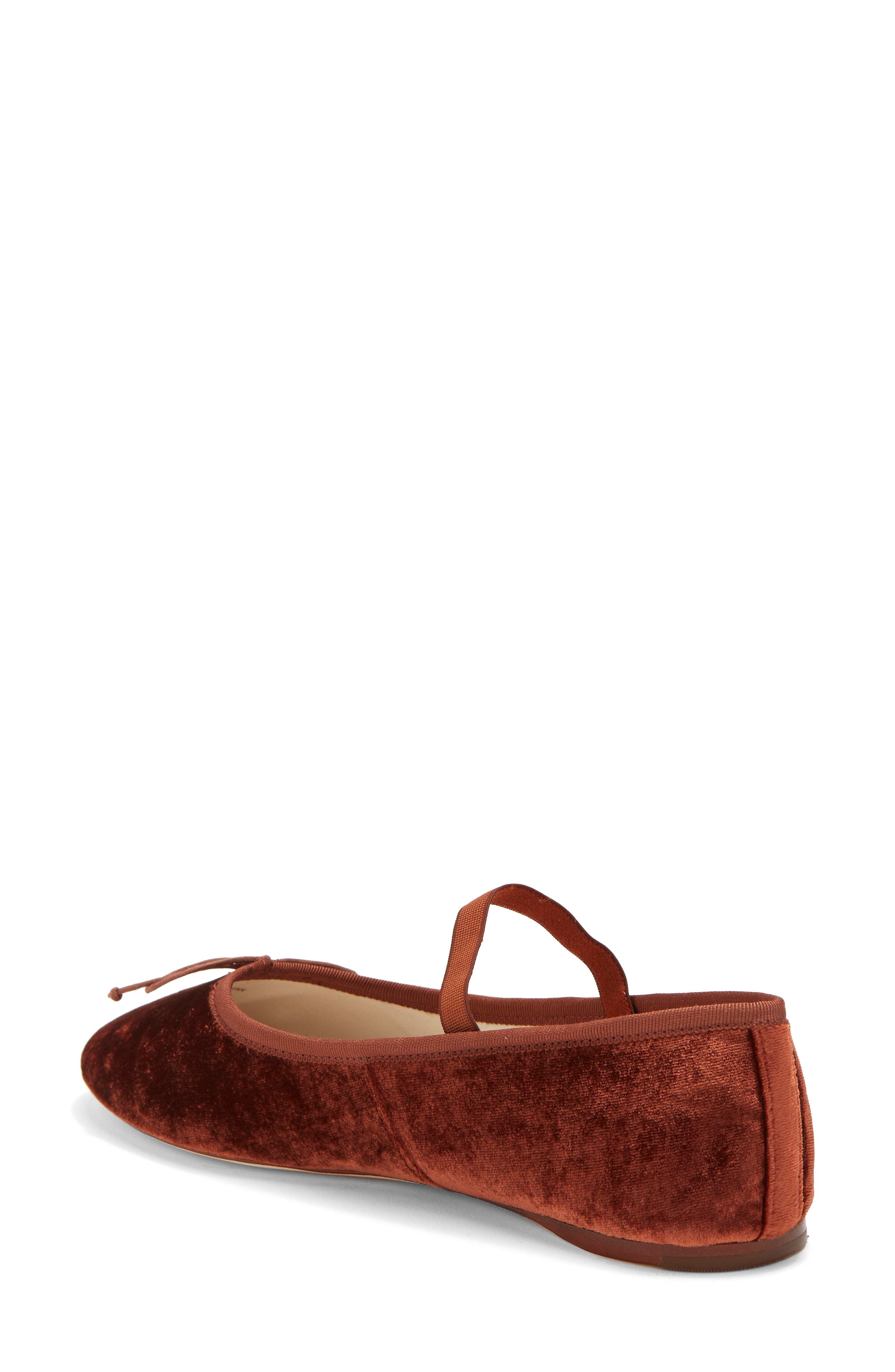 Loeffler Randall Leonie Velvet Ballet Flat, Alternate, color, 