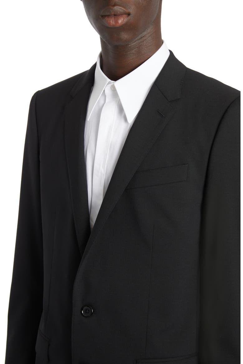 Martini Fit Stretch Wool Suit, Alternate, color, NERO