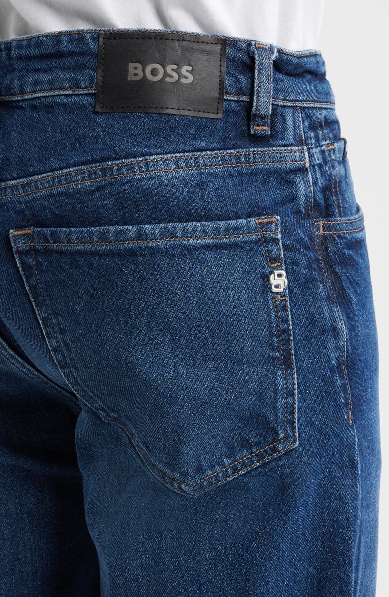BOSS Ogden Straight Leg Jeans, Alternate, color, Navy
