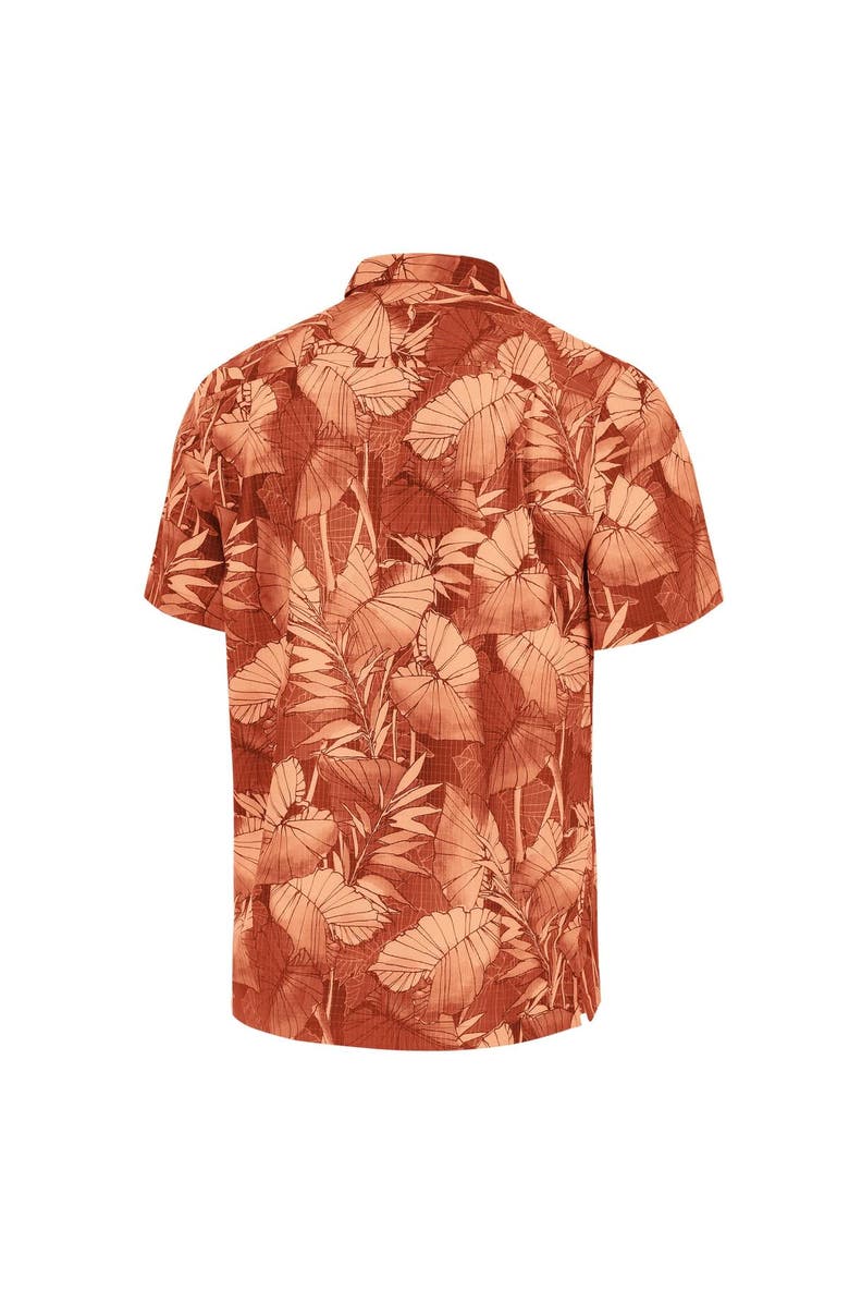 Tommy Bahama Men's Tommy Bahama Orange Texas Longhorns Coast Nuevo Fronds Button-Up Shirt, Alternate, color,
