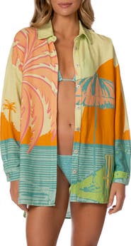 Maaji Pastel Mirage Dreambound Cover-Up Shirt