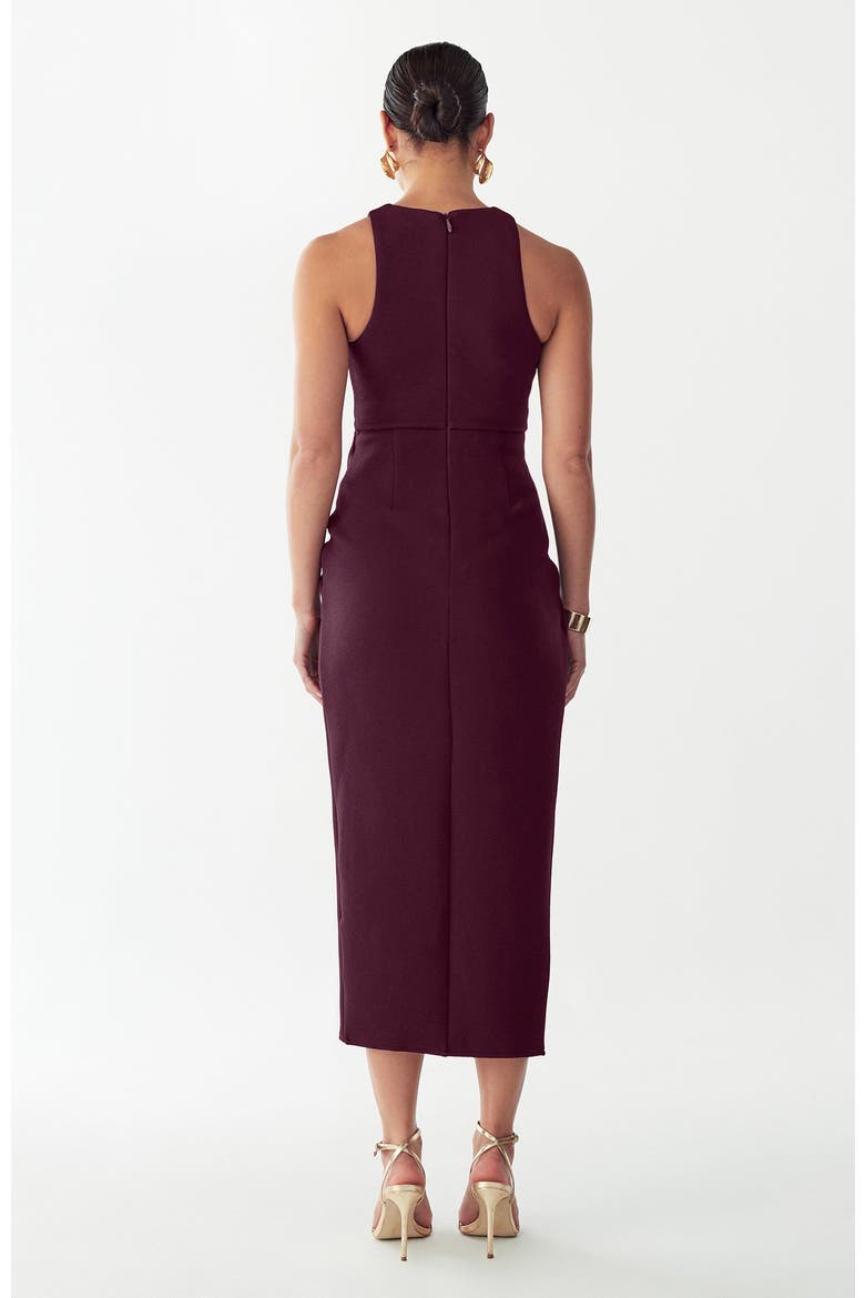 Soraye Midi Dress, Alternate, color, Wine