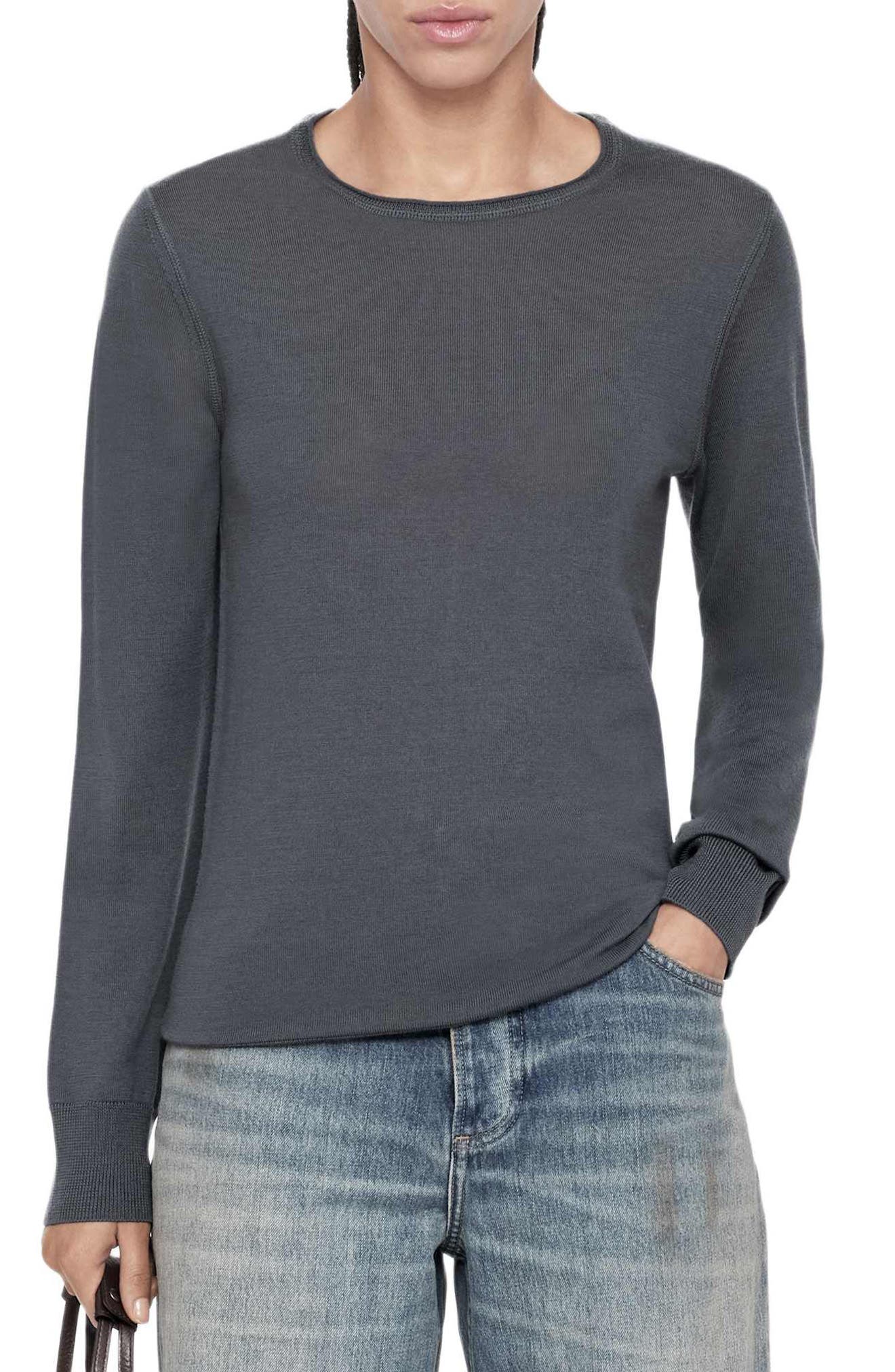 AllSaints Coyte Merino Wool Crewneck Sweater (Women) | Nordstrom
