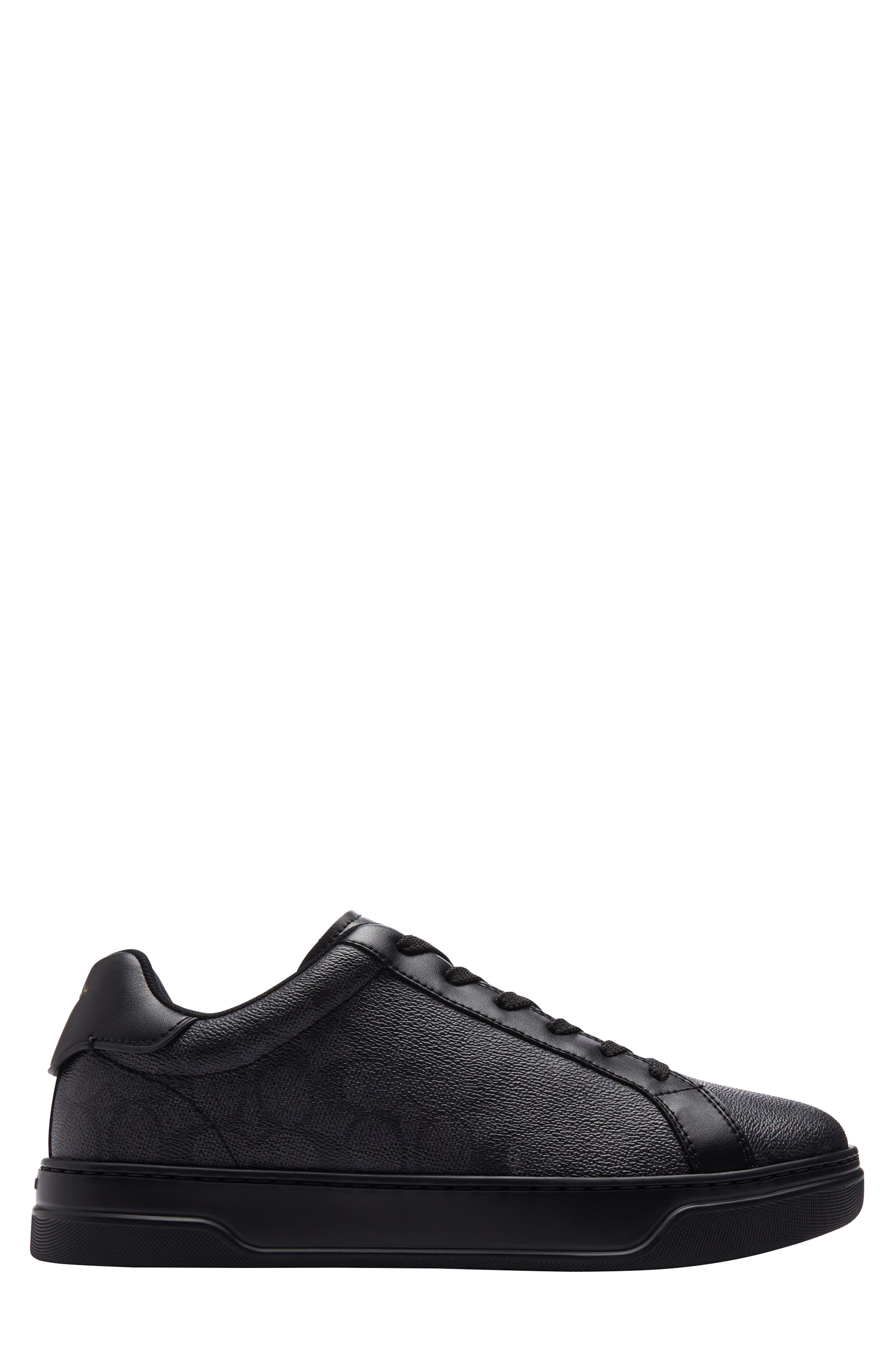 COACH High Line Signature Sneaker, Alternate, color, Graphite/ Black