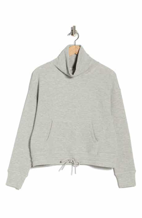 90 DEGREE BY REFLEX Eva Ottoman Cotton Blend Sweatshirt