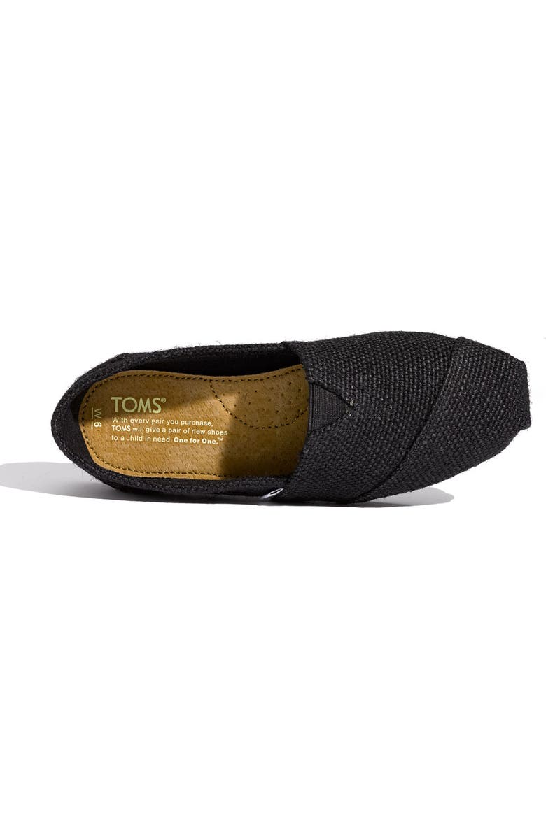 TOMS Burlap Slip-On, Alternate, color,