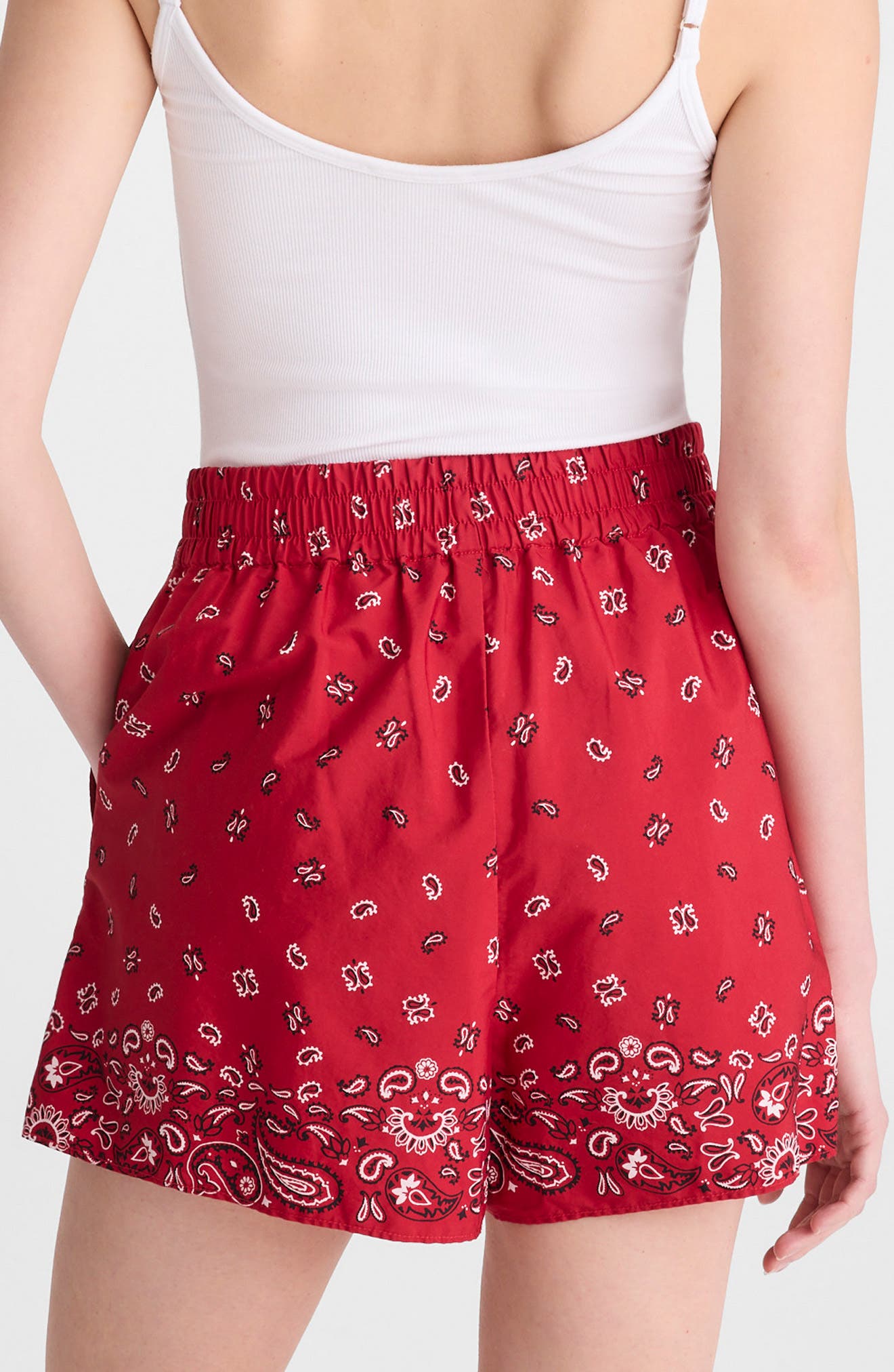 Madewell Pull-On Poplin Shorts (Women) | Nordstrom