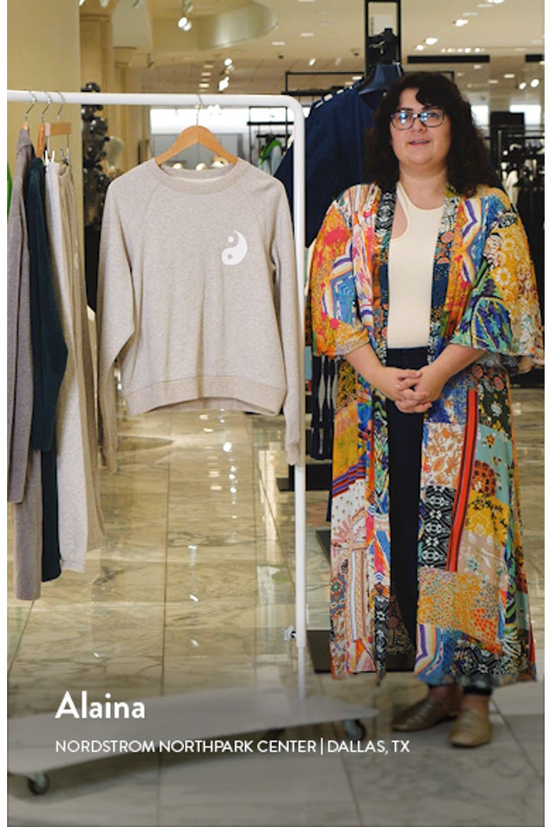 Bridget Yin & Yang Cotton French Terry Sweatshirt video