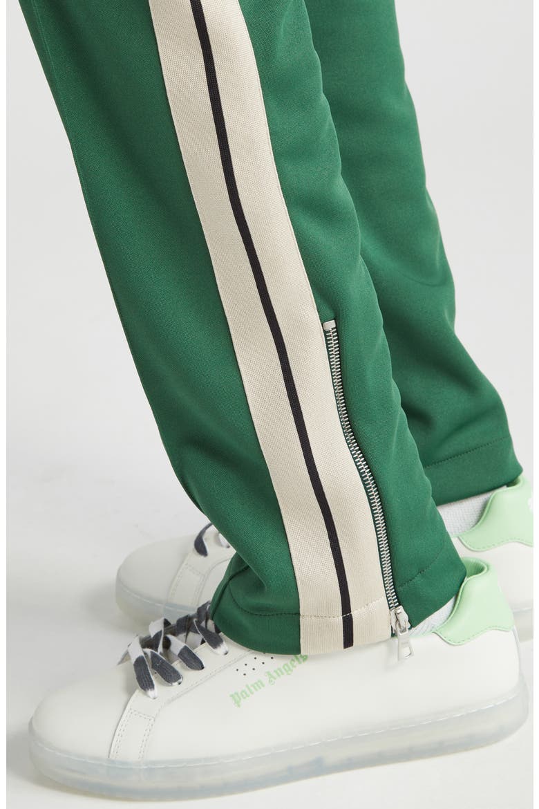Classic Side Stripe Track Pants, Alternate, color, FOREST GREEN WH