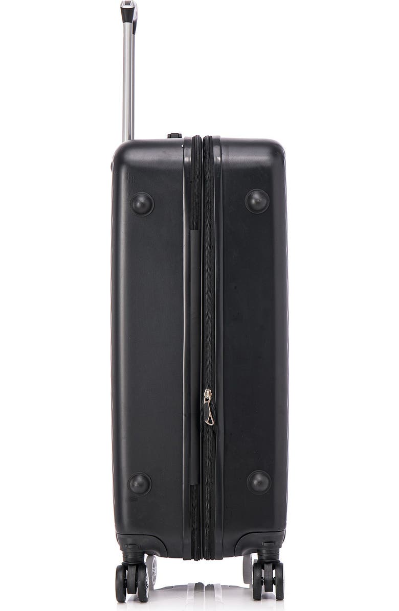 TUCCI Colpi Hardshell 3-Piece Spinner Luggage Set, Alternate, color, Black