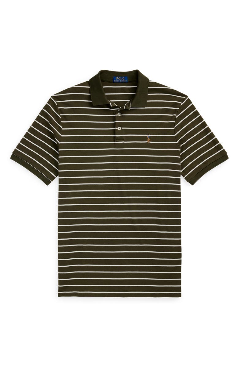 Polo Ralph Lauren Stripe Cotton Interlock Polo, Alternate, color,