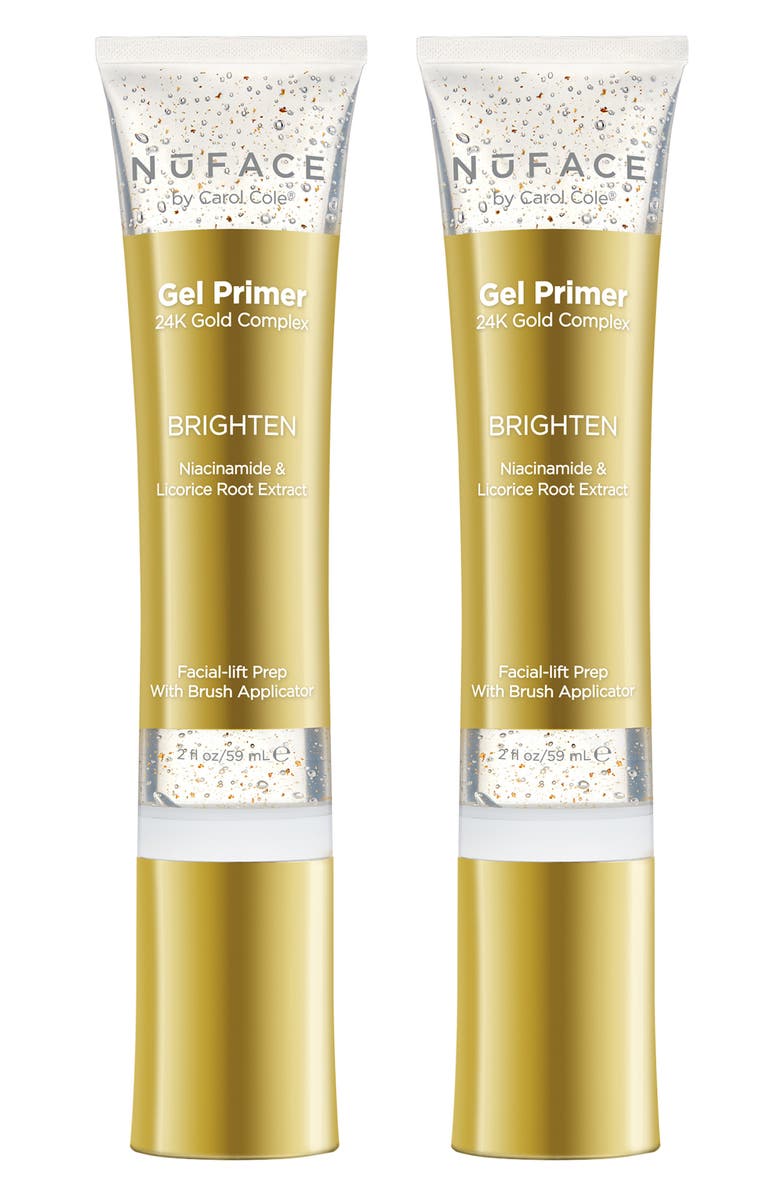 NuFACE<sup>®</sup> Gel Primer 24K Gold Complex Brighten Duo, Main, color,