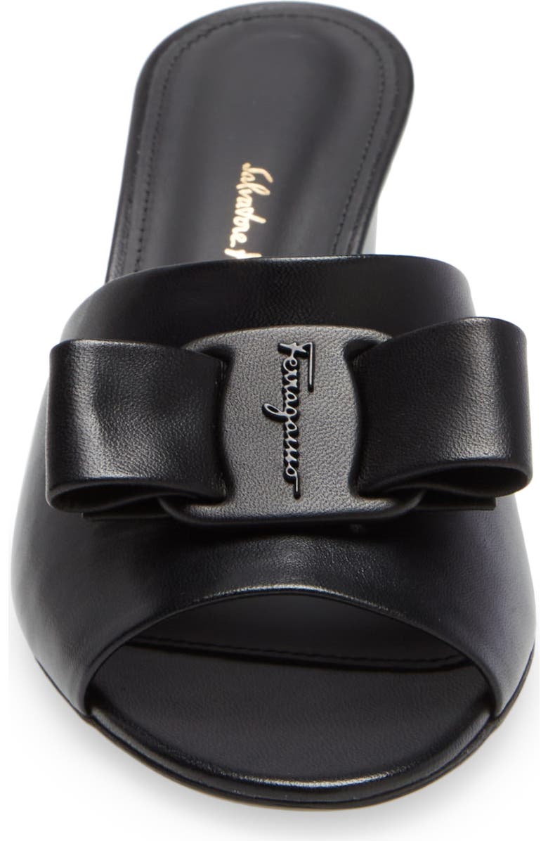 FERRAGAMO Salvatore Ferragamo Valery Viva Bow Slide Sandal, Alternate, color,