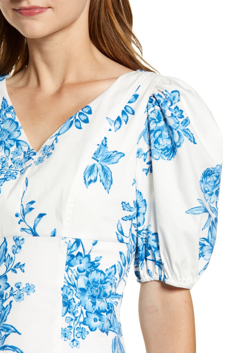 Rachel Parcell Puff Sleeve Top, Alternate, color, 