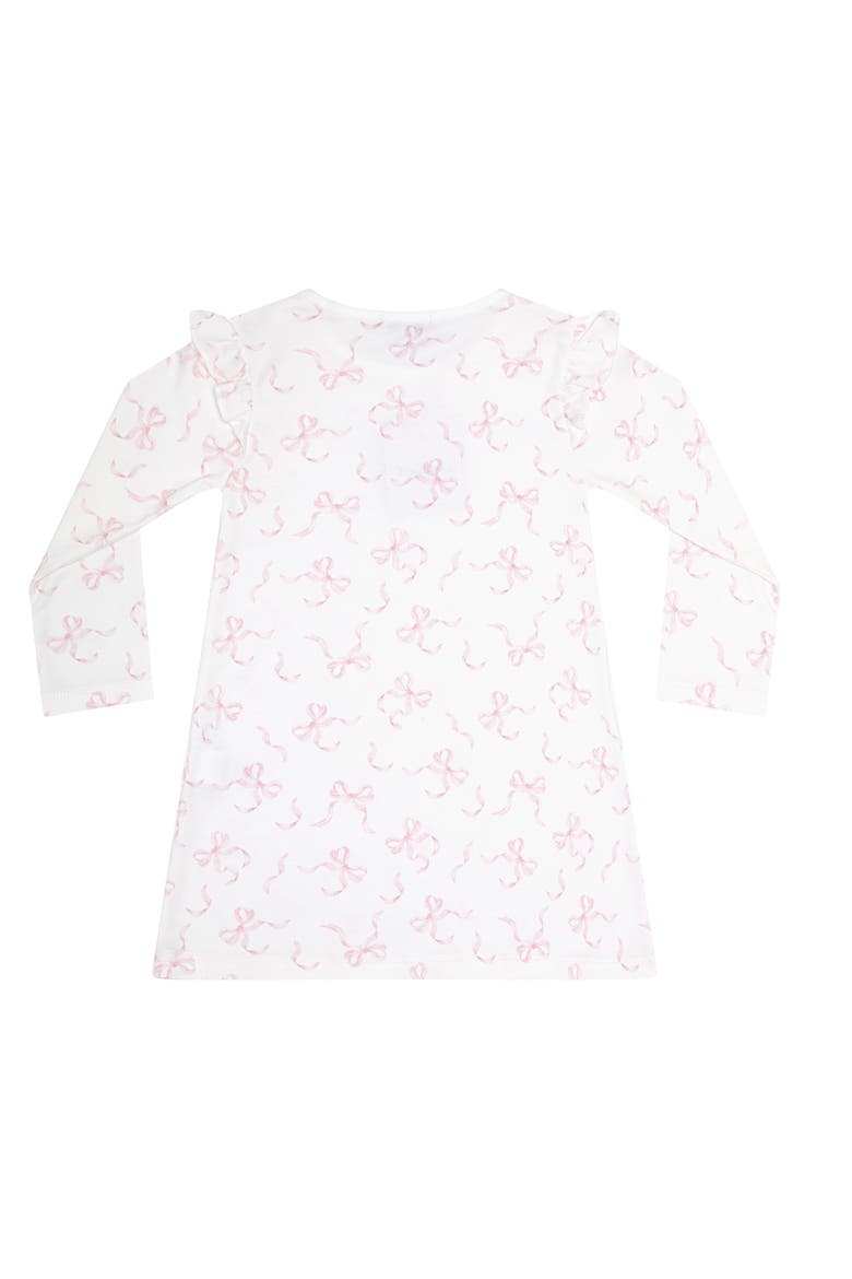 Charming Bows Print Playtime Dress - Toddler & Little Kid, Alternate, color, Pink
