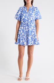 SUGARLIPS Elaris Floral Noella Shift Minidress
