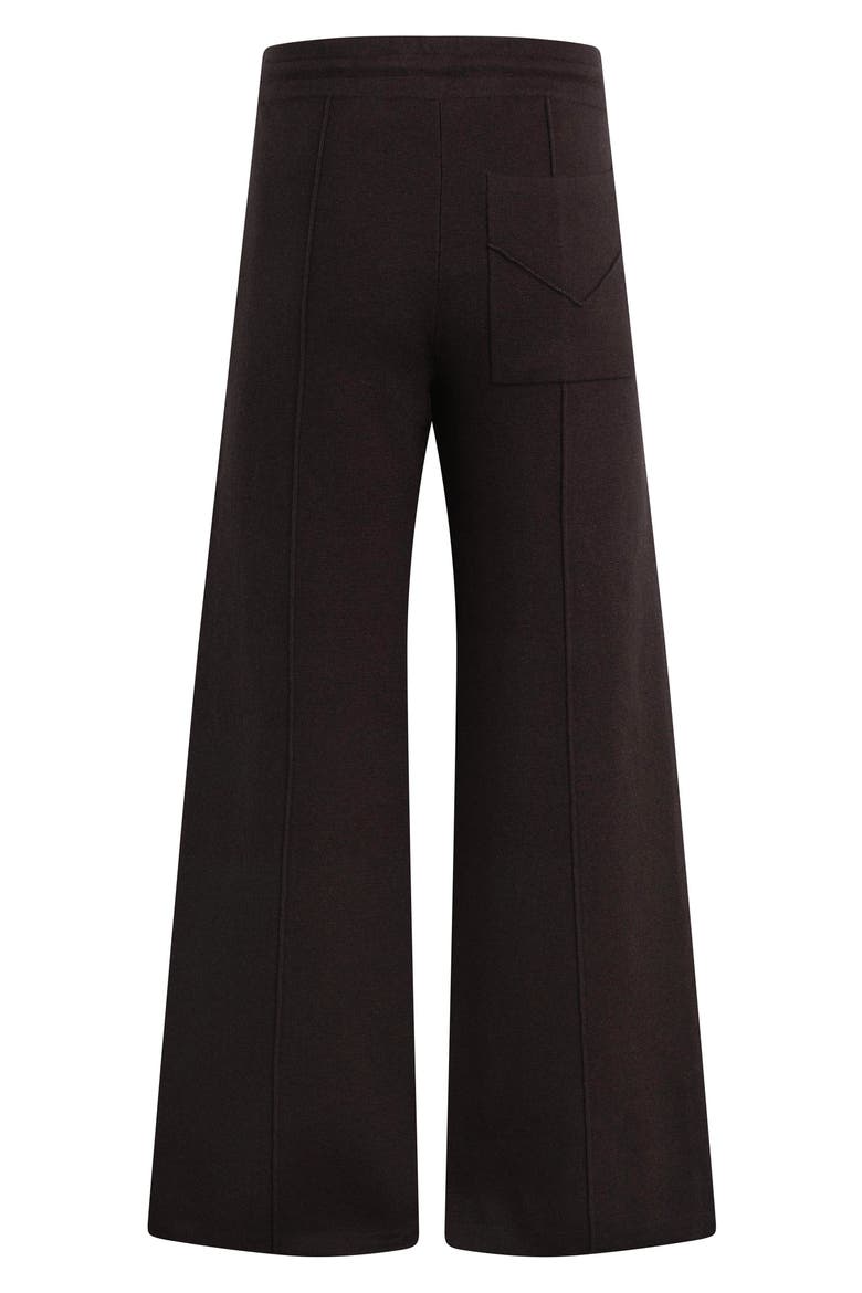 Foldout Cotton & Cashmere Pants, Alternate, color, MOTOR