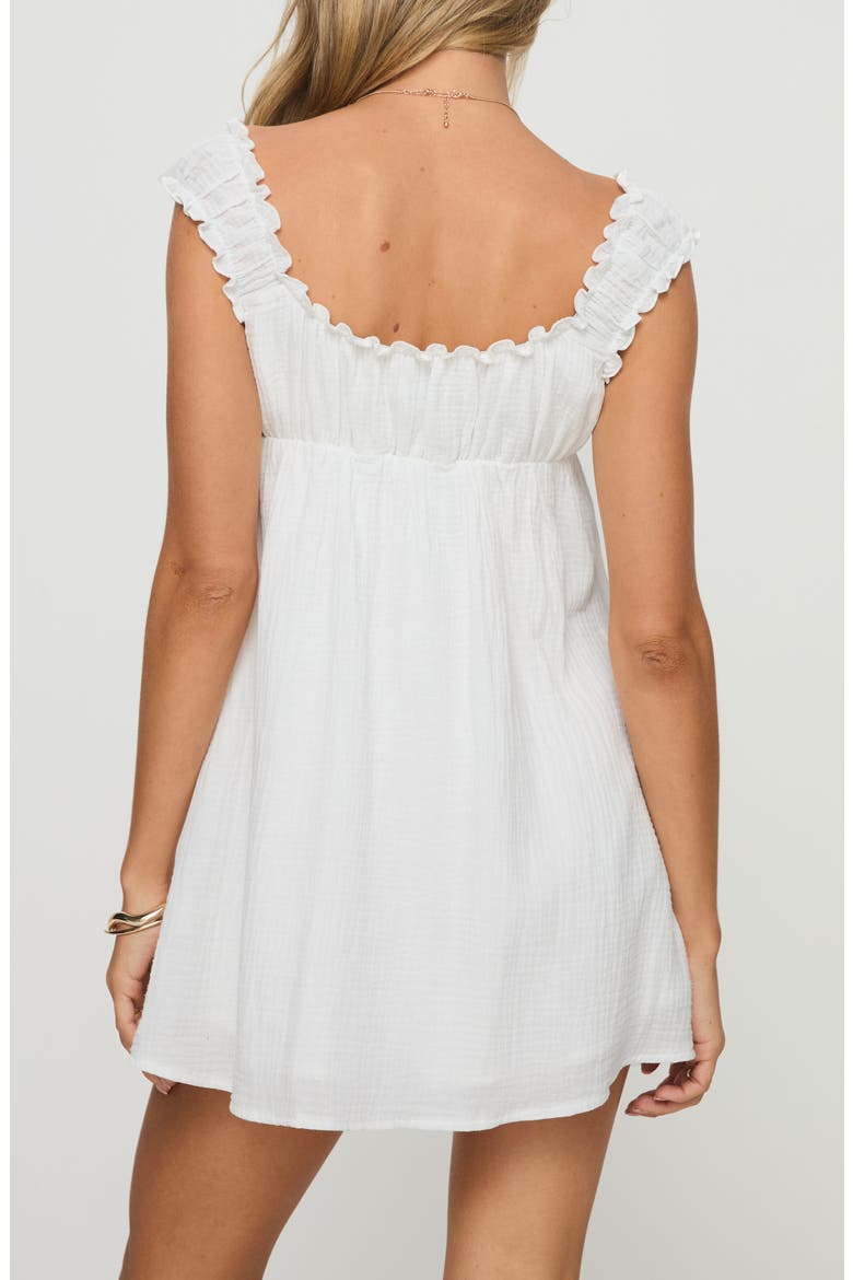 Wittek Cotton Minidress, Alternate, color, WHITE