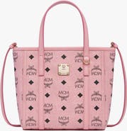 MCM Toni Top-Zip Shopper in Visetos