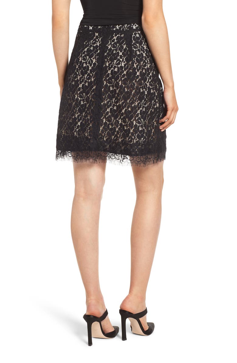 GIBSONLOOK Gibson x Glam Squad Lace Skirt, Alternate, color, 