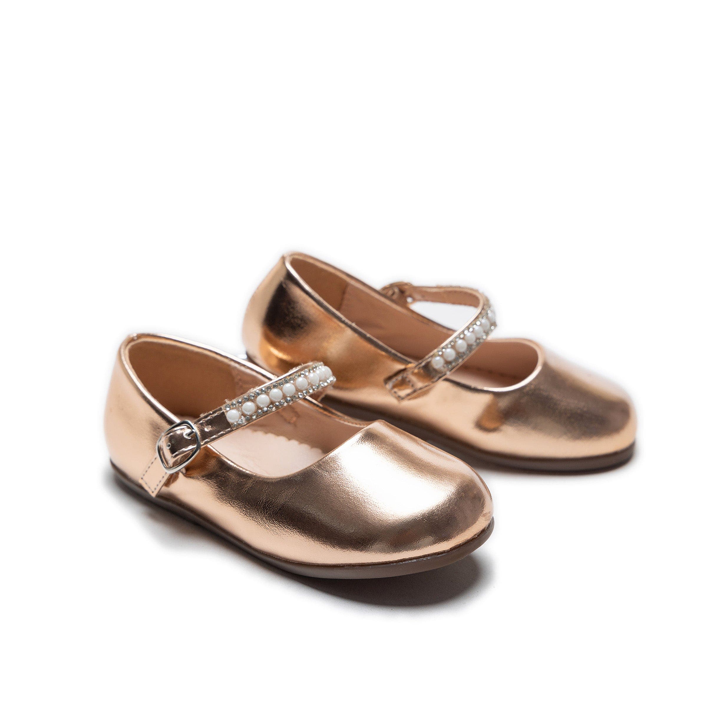 Tulleen Margot Pearl Band Flats, Alternate, color, Champagne