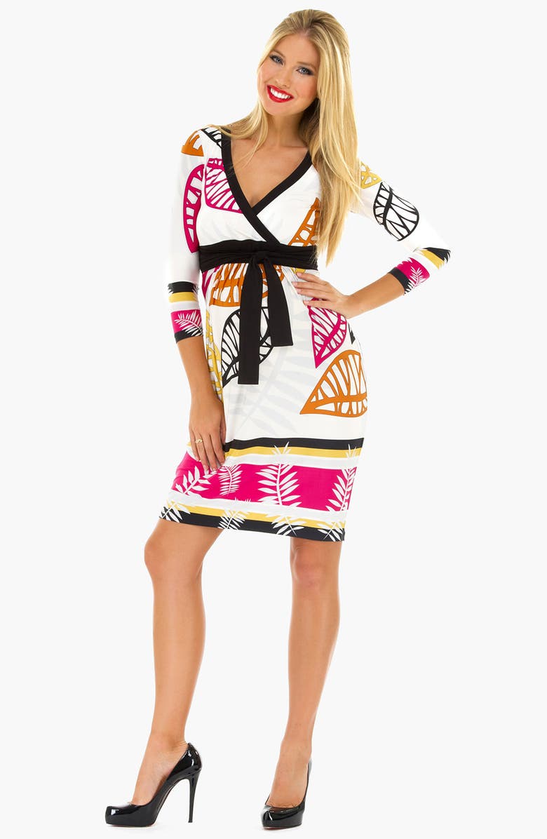 Olian Print Maternity Dress, Alternate, color, 