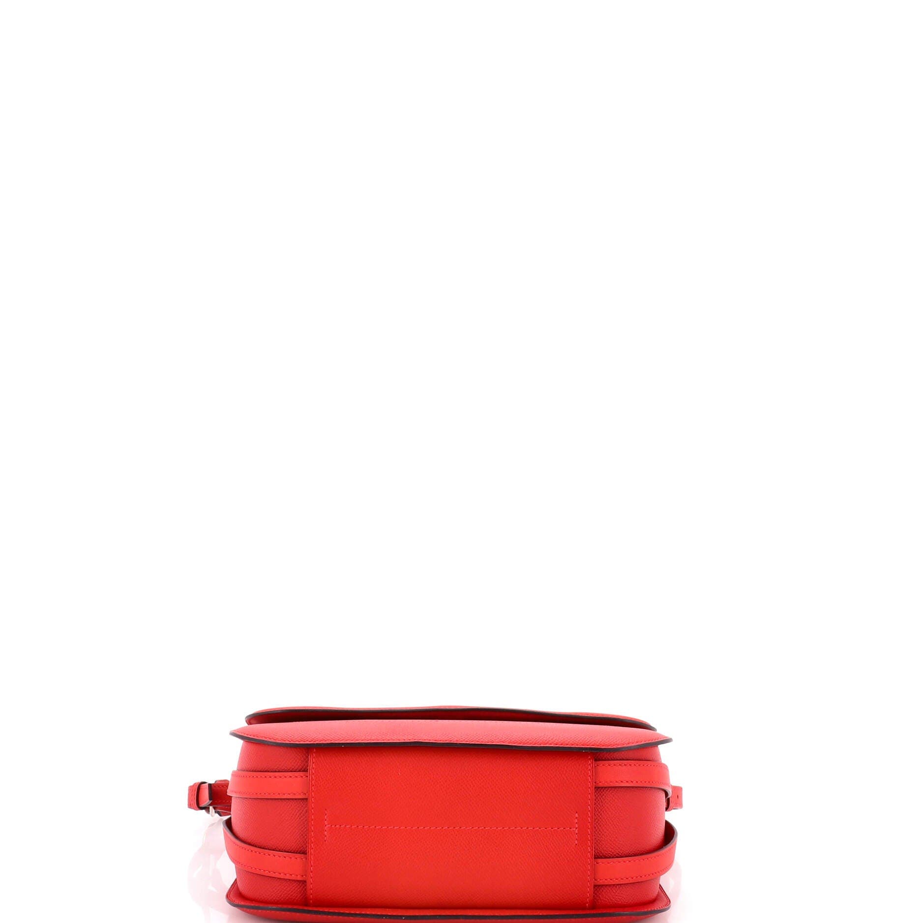 Harnais Shoulder Bag Epsom and Tadelakt, Alternate, color, Red