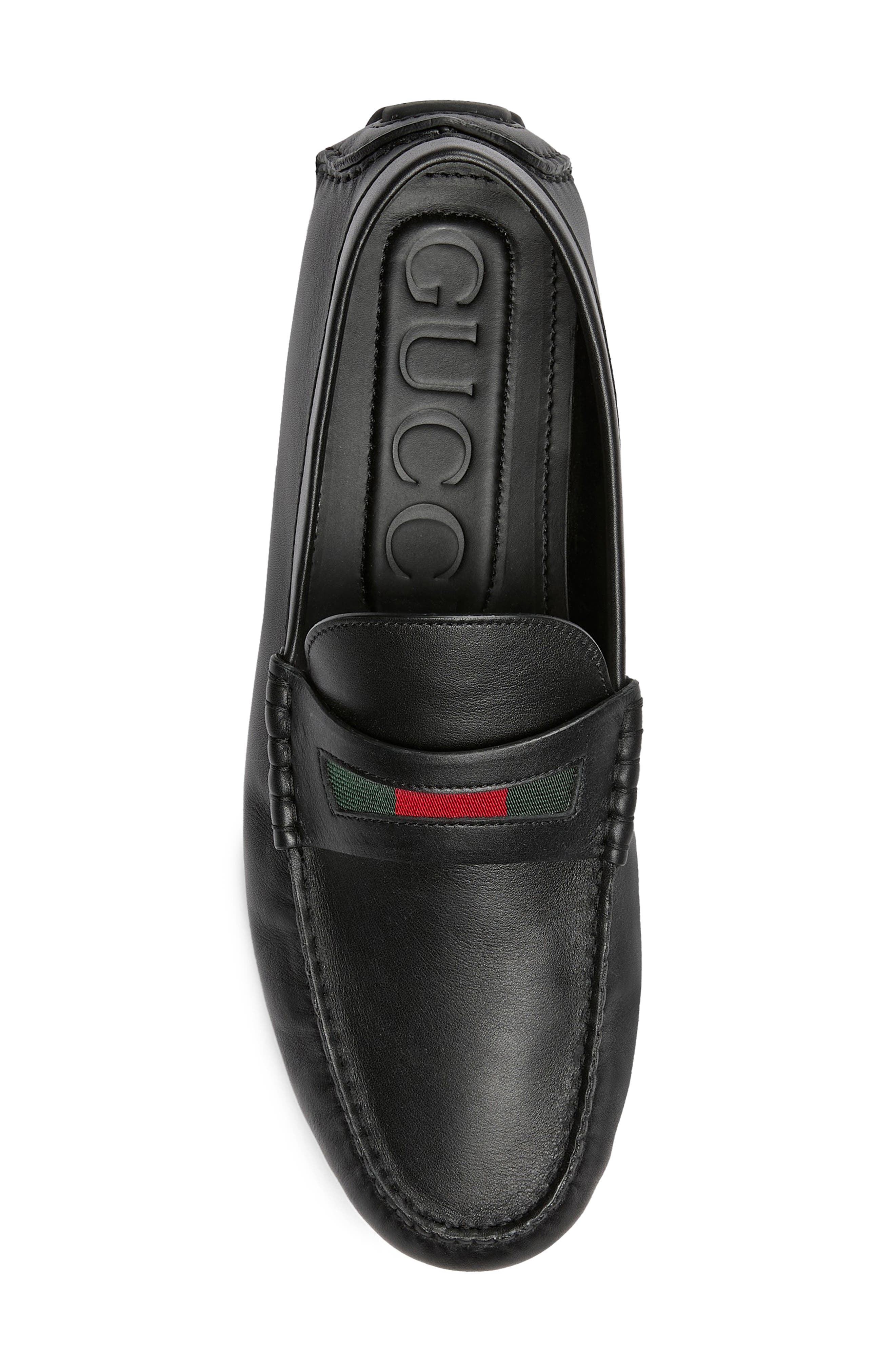 Gucci Havel Driving Loafer, Alternate, color, Black