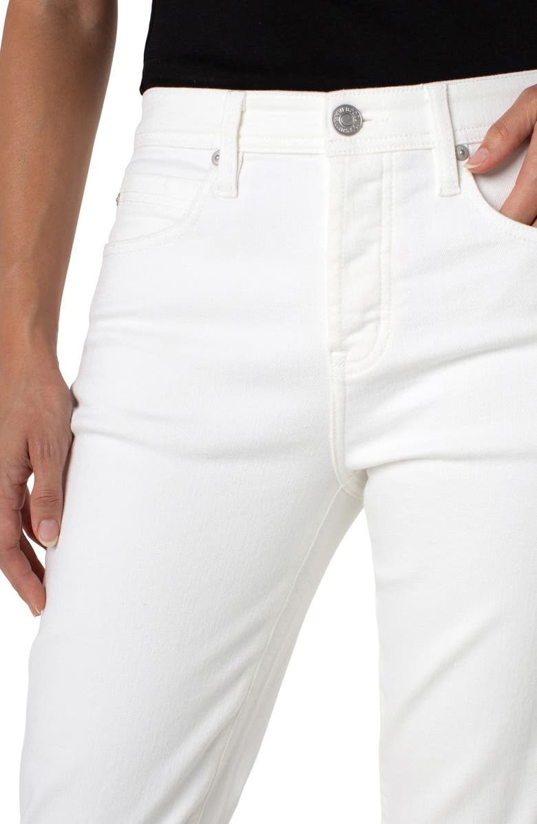 Liverpool Los Angeles The Keeper Cuffed Boyfriend Jeans, Alternate, color, Bright White