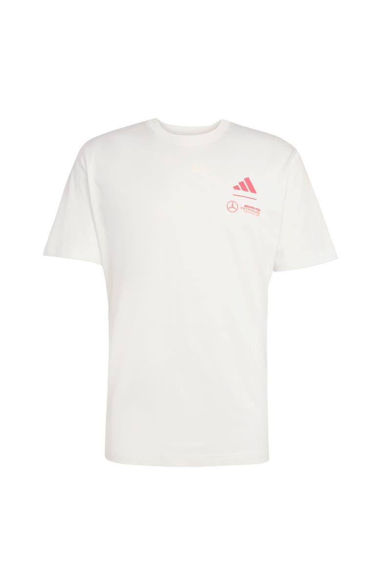adidas Men's adidas  White Mercedes-AMG Petronas F1 Team 2025 Miami Grand Prix Pack T-Shirt, Main, color, 