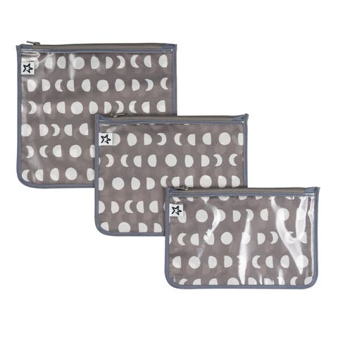 Airline Compliant Toiletry/Cosmetics Travel Bags, 3-Pack