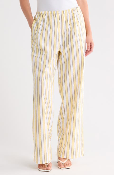 Poplin Pull-On Pants
